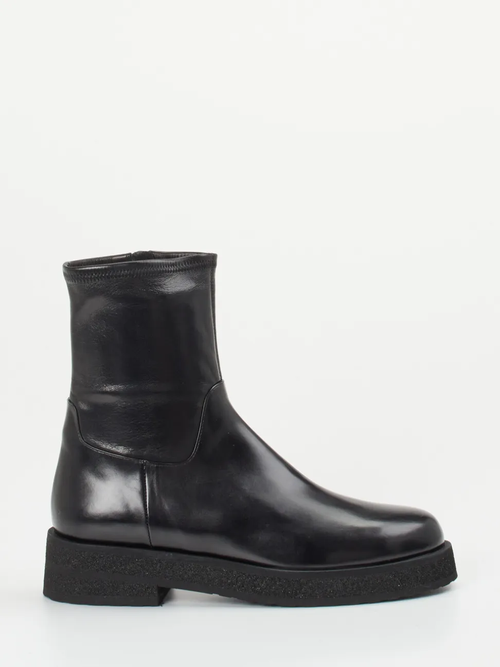 Truman's – Stiefelette aus Glattleder schwarz