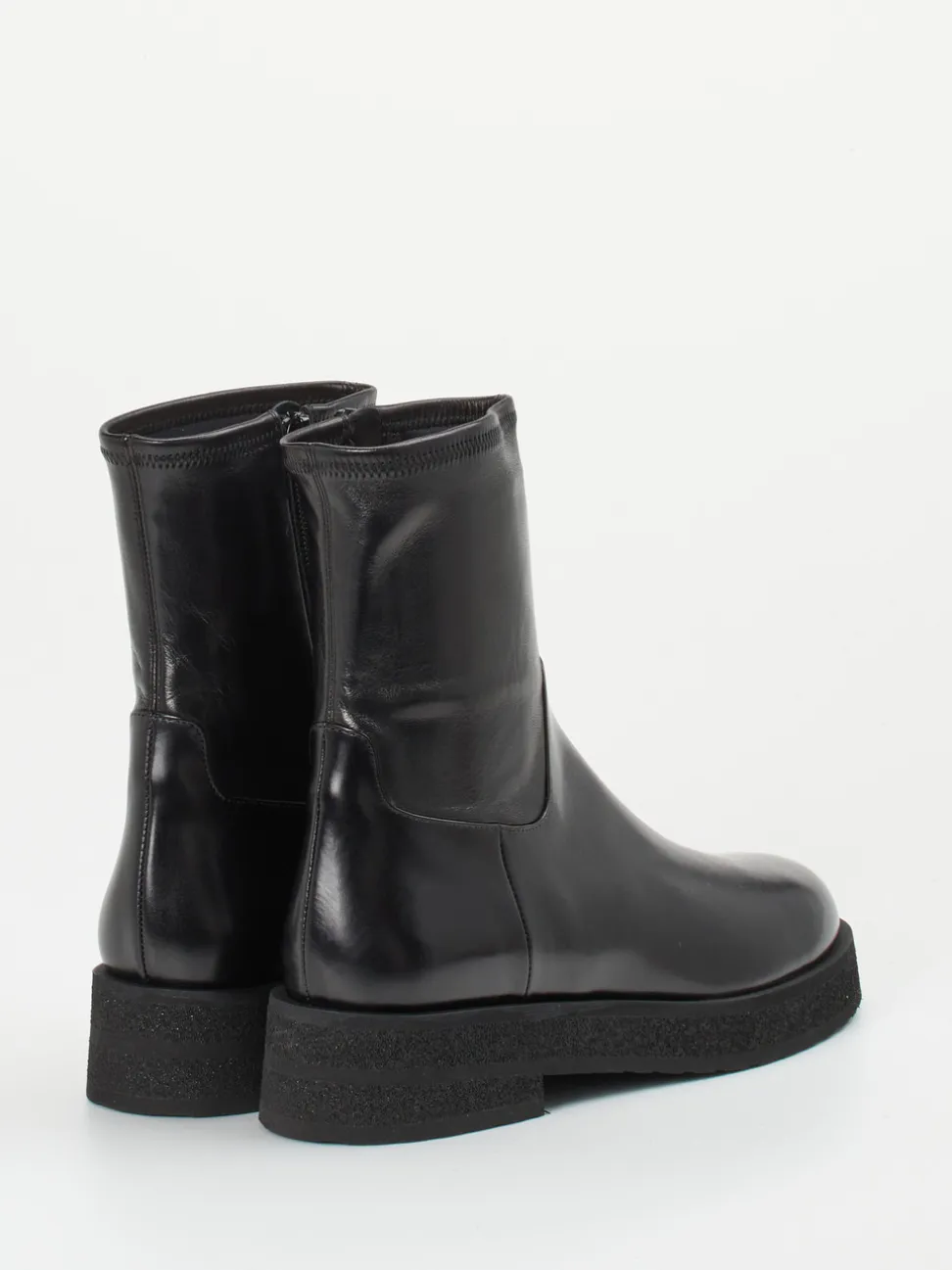 Truman's – Stiefelette aus Glattleder schwarz