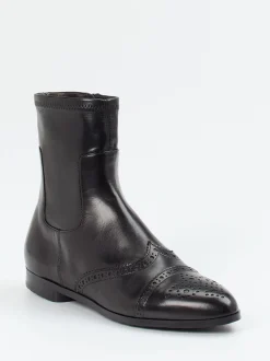 Truman's – Stiefelette aus Lammleder schwarz