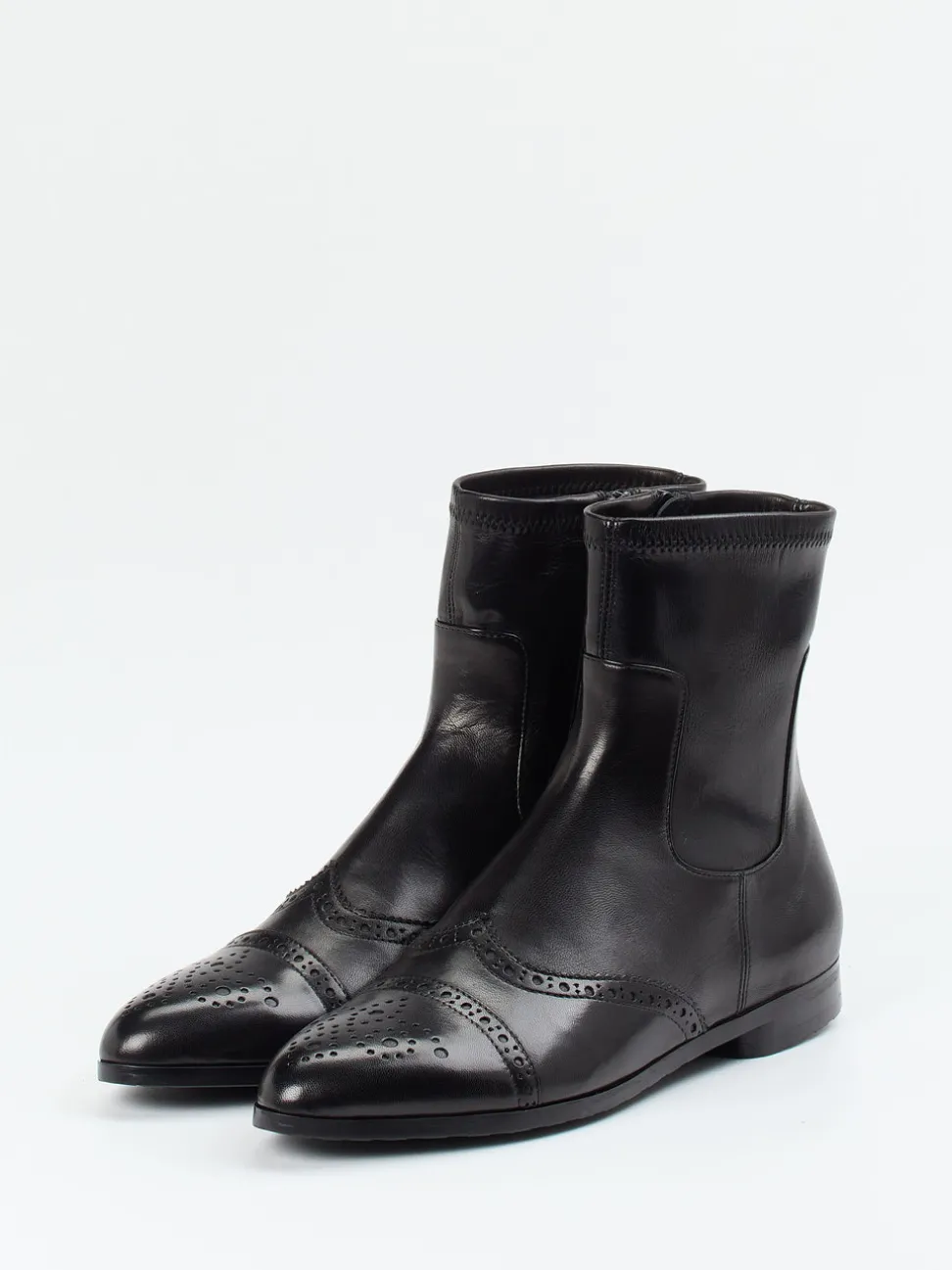 Truman's – Stiefelette aus Lammleder schwarz