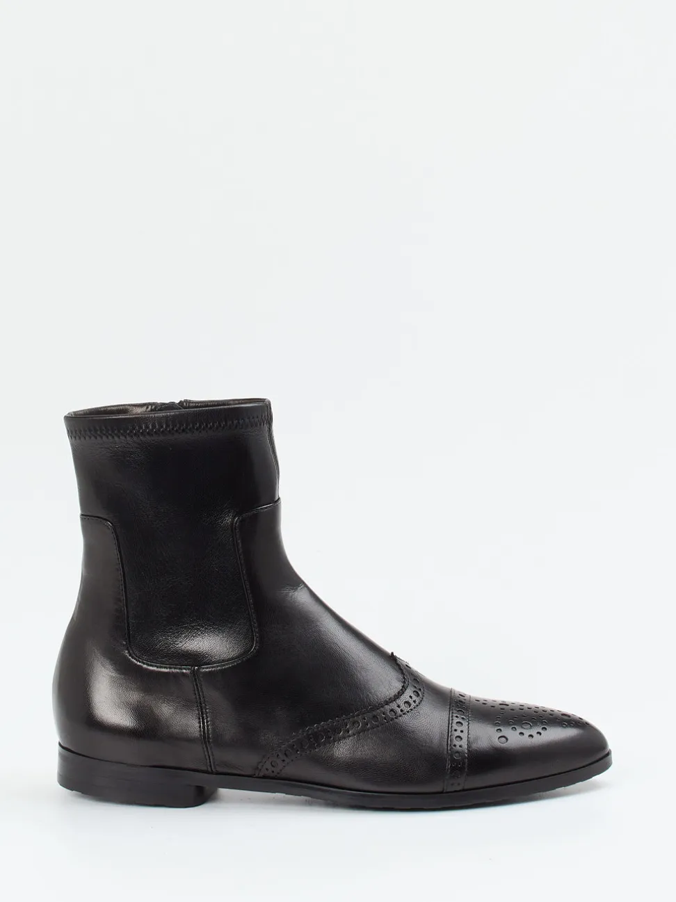 Truman's – Stiefelette aus Lammleder schwarz