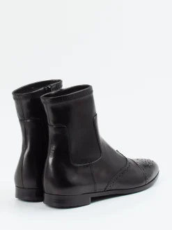 Truman's – Stiefelette aus Lammleder schwarz