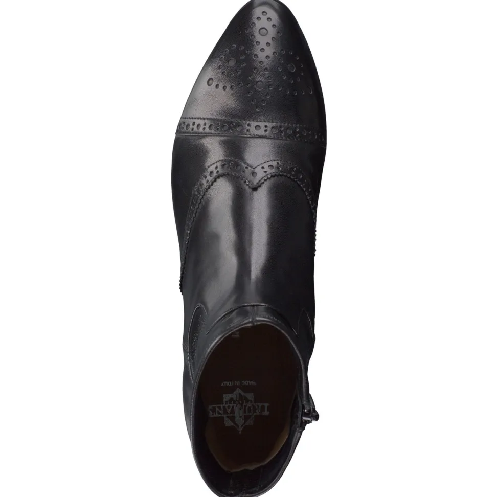 Truman's – Stiefelette aus Lammleder schwarz