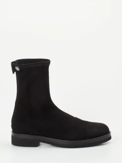 Truman's – Stiefelette aus Veloursleder schwarz