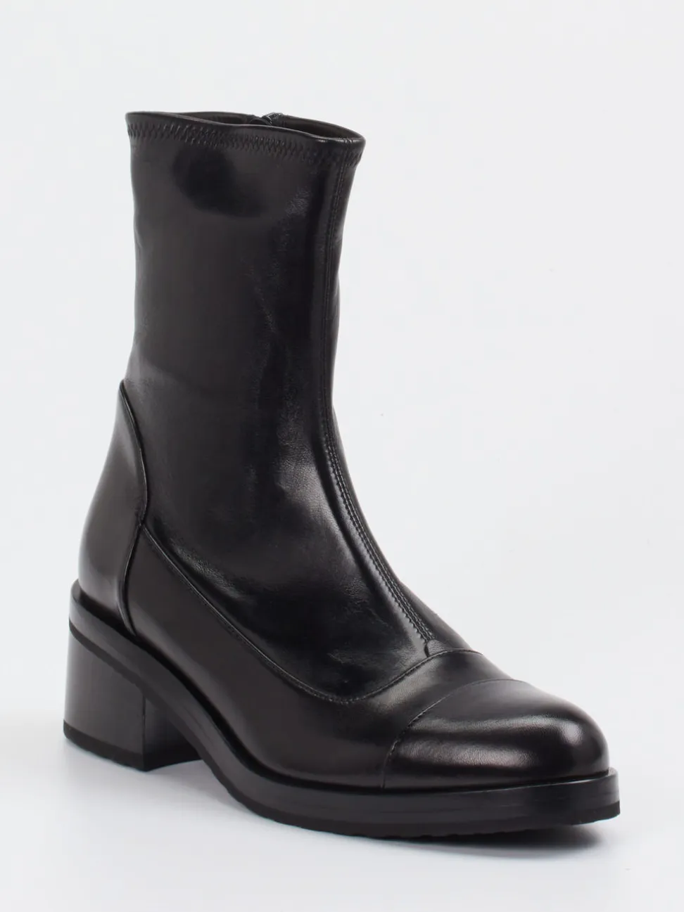 Truman's – Stiefeletten aus Veloursleder Schwarz