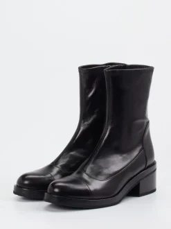 Truman's – Stiefeletten aus Veloursleder Schwarz