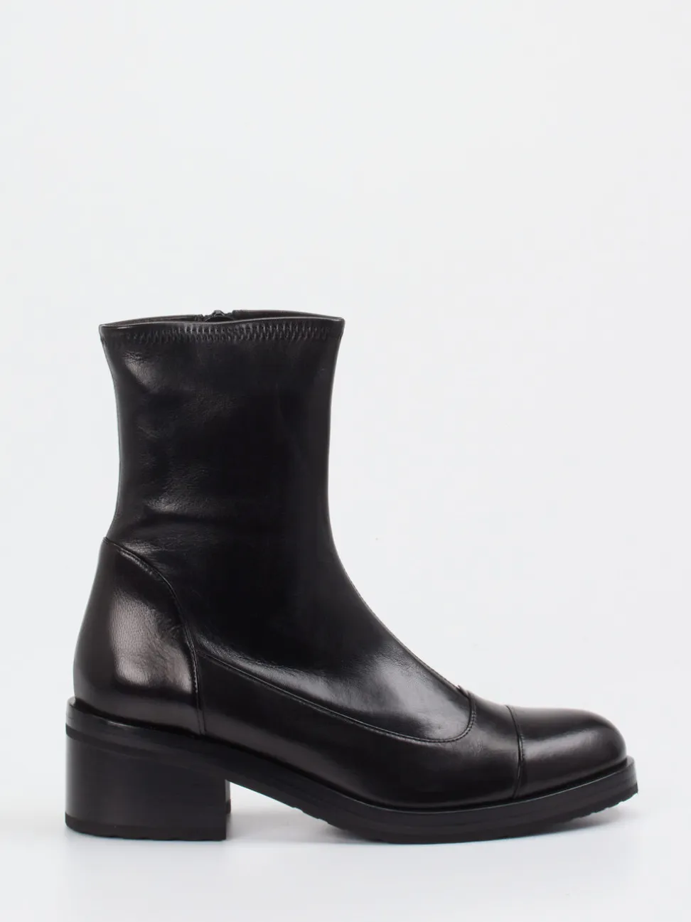 Truman's – Stiefeletten aus Veloursleder Schwarz