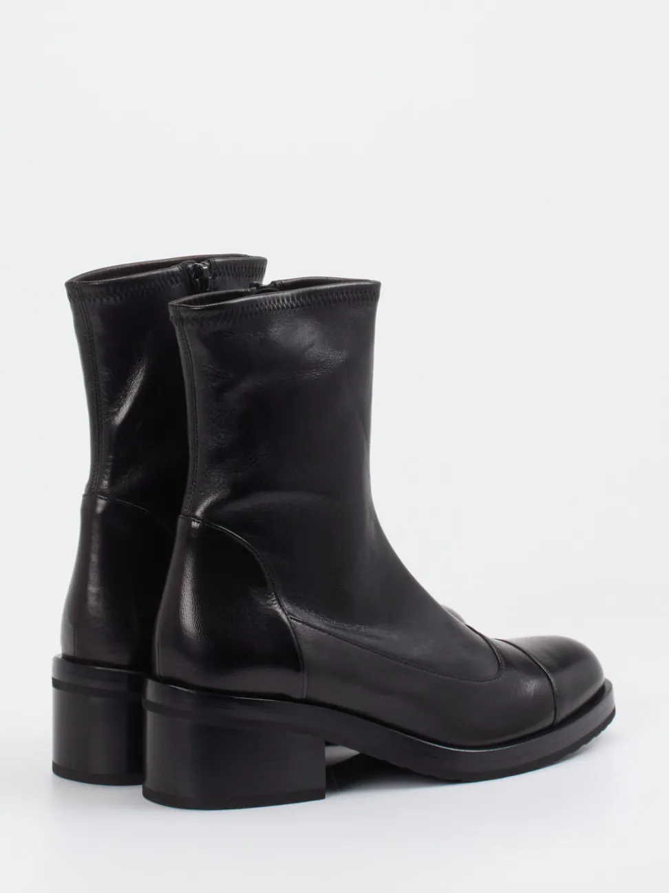 Truman's – Stiefeletten aus Veloursleder Schwarz