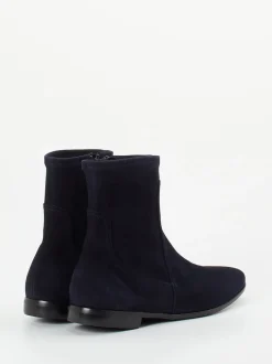 Truman's – Stiefeletten aus Veloursleder Dunkelblau