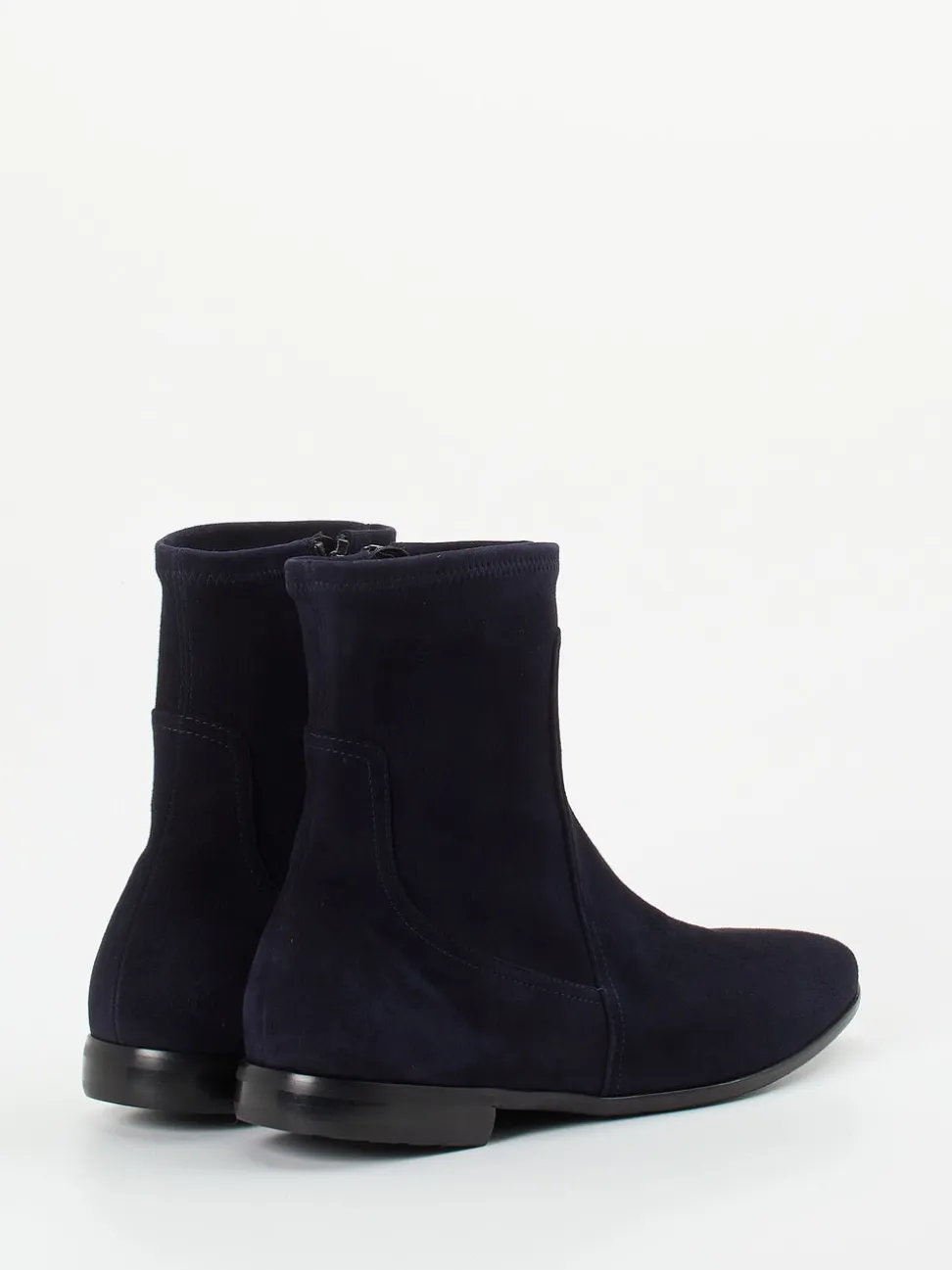 Truman's – Stiefeletten aus Veloursleder Dunkelblau