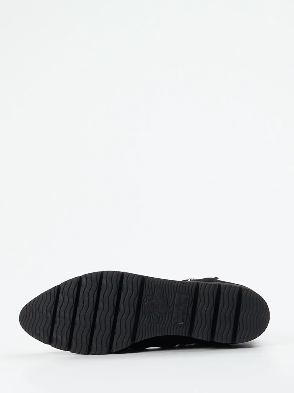Truman's – Stiefeletten aus Veloursleder schwarz