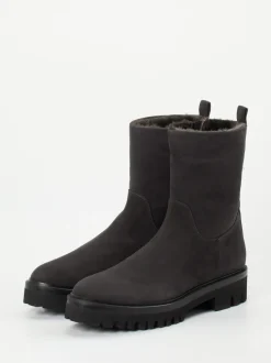 Truman's – Stiefeletten aus Veloursleder in Grau
