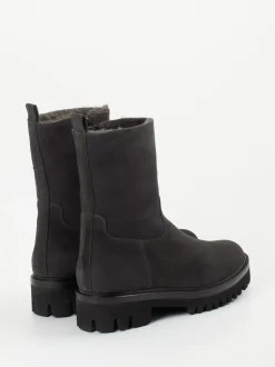 Truman's – Stiefeletten aus Veloursleder in Grau