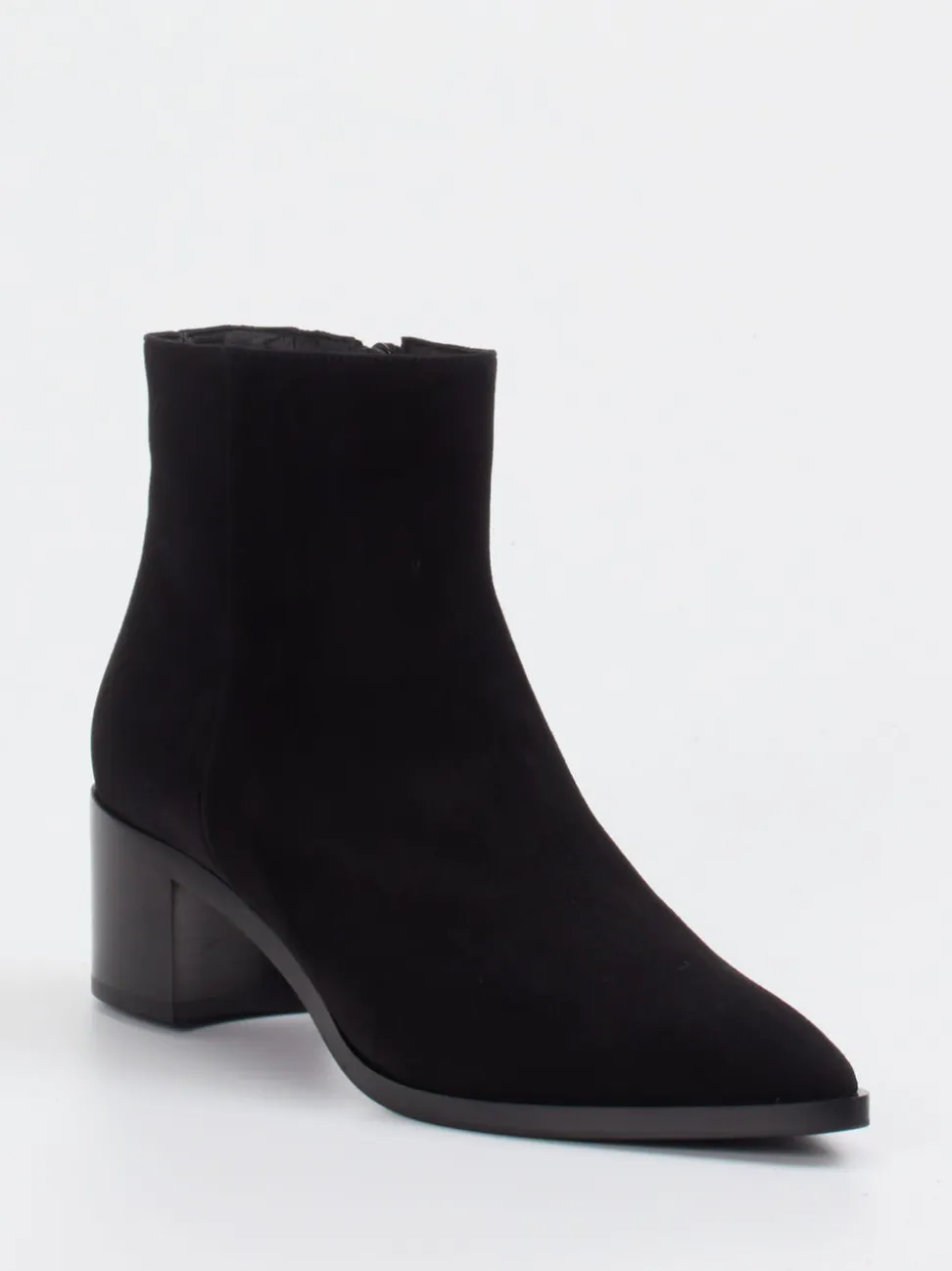Truman’s – Stiefeletten aus Veloursleder schwarz