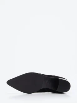 Truman’s – Stiefeletten aus Veloursleder schwarz