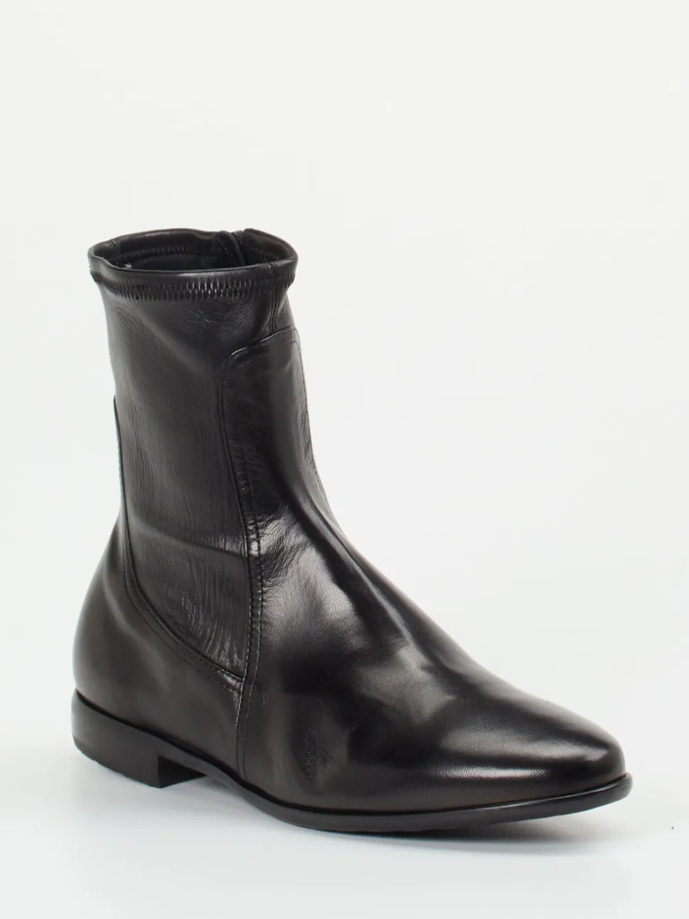 Truman's – Stiefeletten aus Stretchleder schwarz