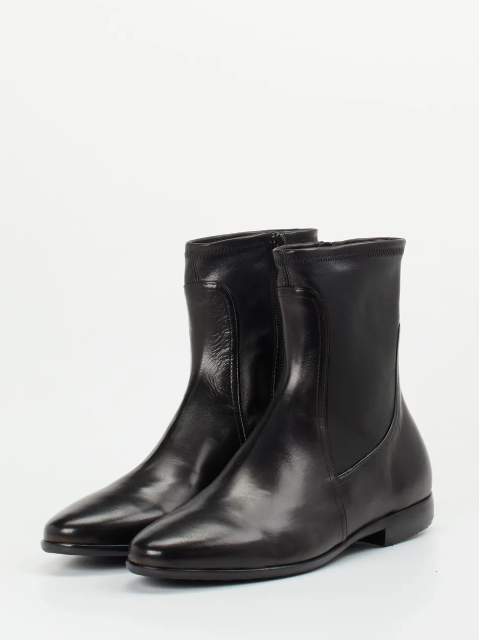 Truman's – Stiefeletten aus Stretchleder schwarz