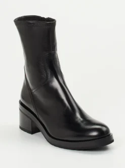 Truman's – Stiefeletten aus Kalbleder schwarz glänzend