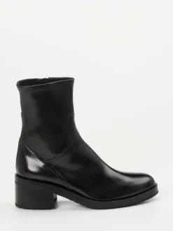 Truman's – Stiefeletten aus Kalbleder schwarz glänzend
