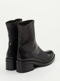 Truman's – Stiefeletten aus Kalbleder schwarz glänzend