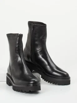 Truman's – Stiefeletten aus Kalbleder schwarz