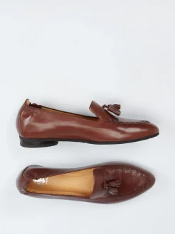 Truman's – Tassel-Loafer aus Lammleder in Braun