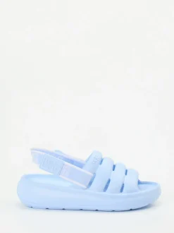 UGG – Chunky Sandalen aus Gummi in Hellblau