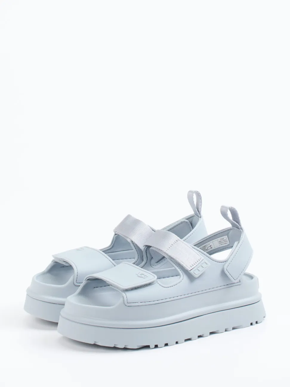 UGG – Chunky-Sandale aus Gummi in Hellblau