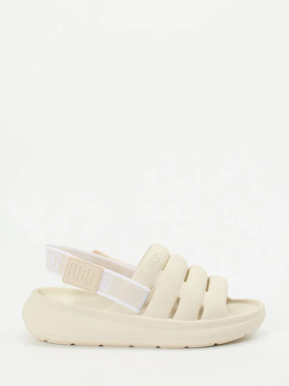 UGG – Chunky-Sandale aus Lammleder Cremebeige