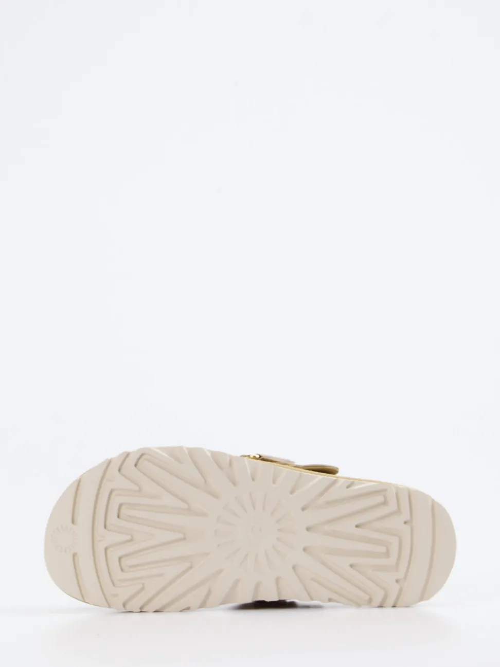 UGG – Clogs aus Nubukleder in Sandbeige