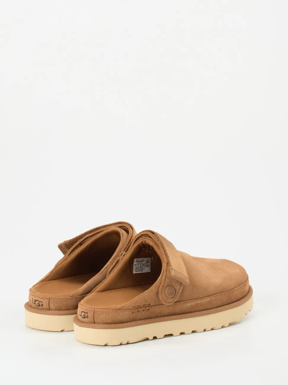 UGG – Clogs aus Veloursleder karamellbraun