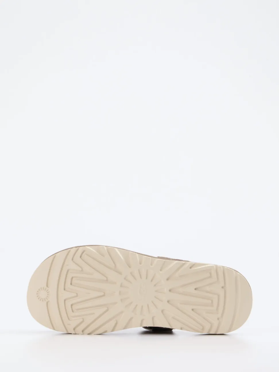 UGG – Clogs aus Veloursleder in Taupe