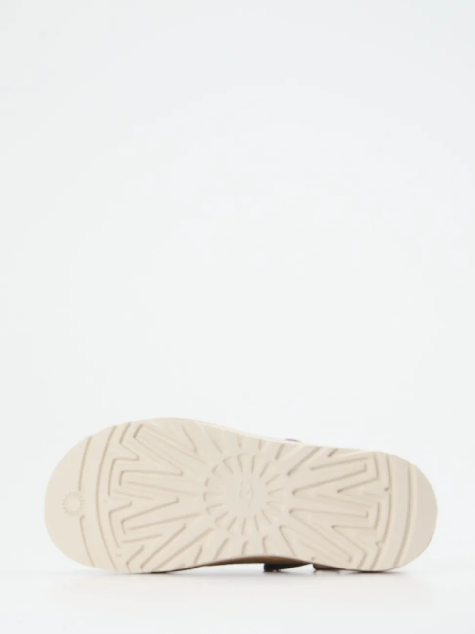 UGG – Clogs aus Veloursleder in Sandbeige