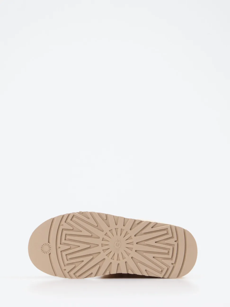 UGG – Hausschuh aus Veloursleder mit Lammfell