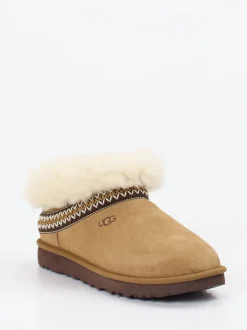 UGG – Hausschuh aus Veloursleder karamellbraun