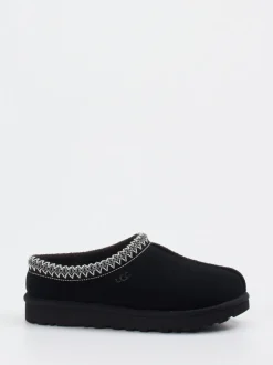 UGG – Hausschuh aus Veloursleder schwarz