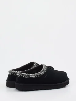 UGG – Hausschuh aus Veloursleder schwarz