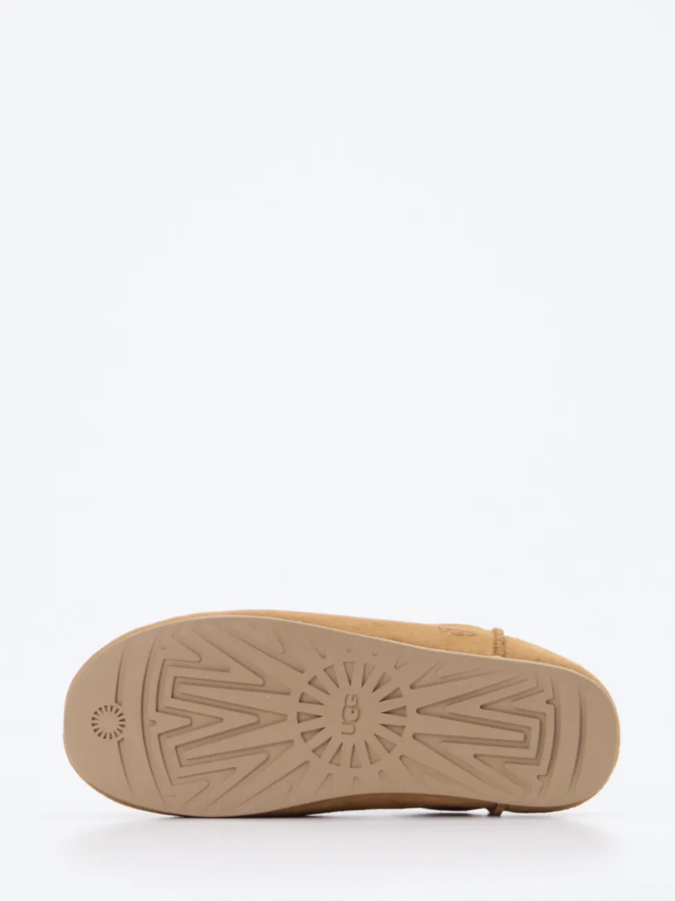 UGG – Hausschuh aus Veloursleder karamellbraun