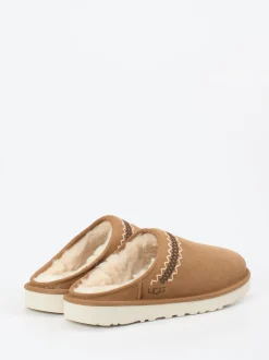 UGG – Hausschuh aus Veloursleder cognacbraun
