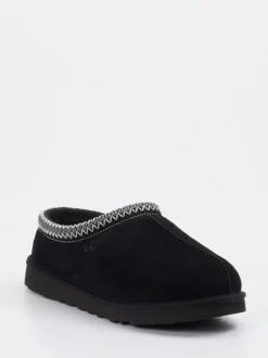 UGG – Hausschuh-Clog aus Veloursleder schwarz