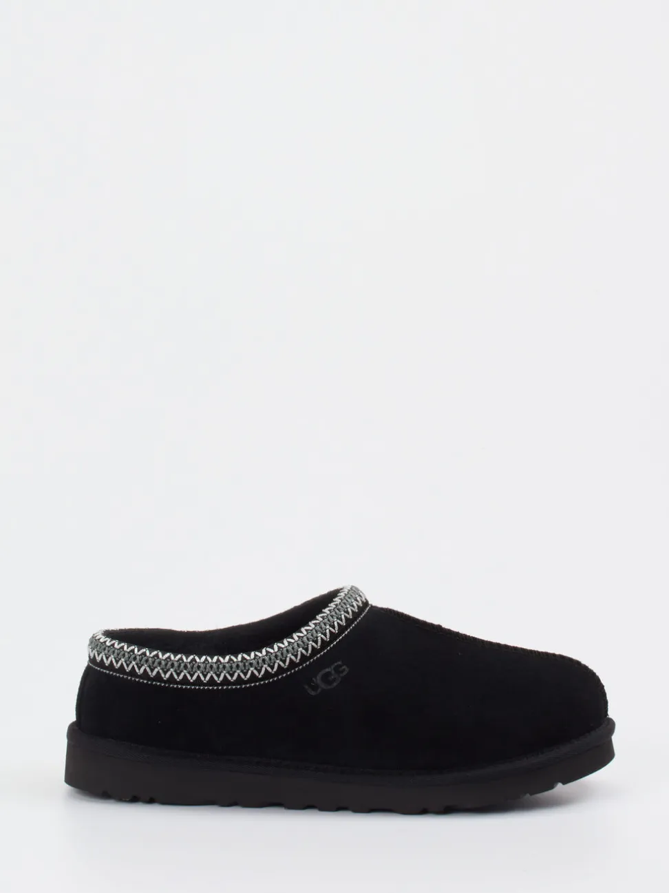 UGG – Hausschuh-Clog aus Veloursleder schwarz