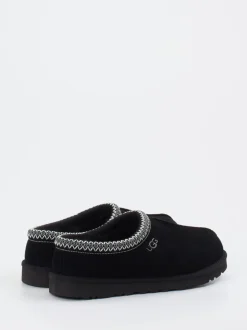 UGG – Hausschuh-Clog aus Veloursleder schwarz