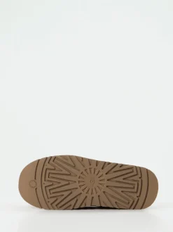 UGG – Hausschuhe aus Veloursleder cognacbraun