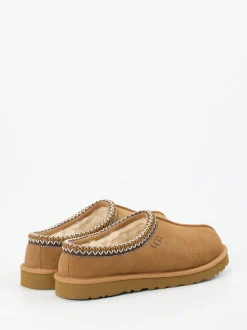 UGG – Hausschuhe aus Veloursleder karamellbraun