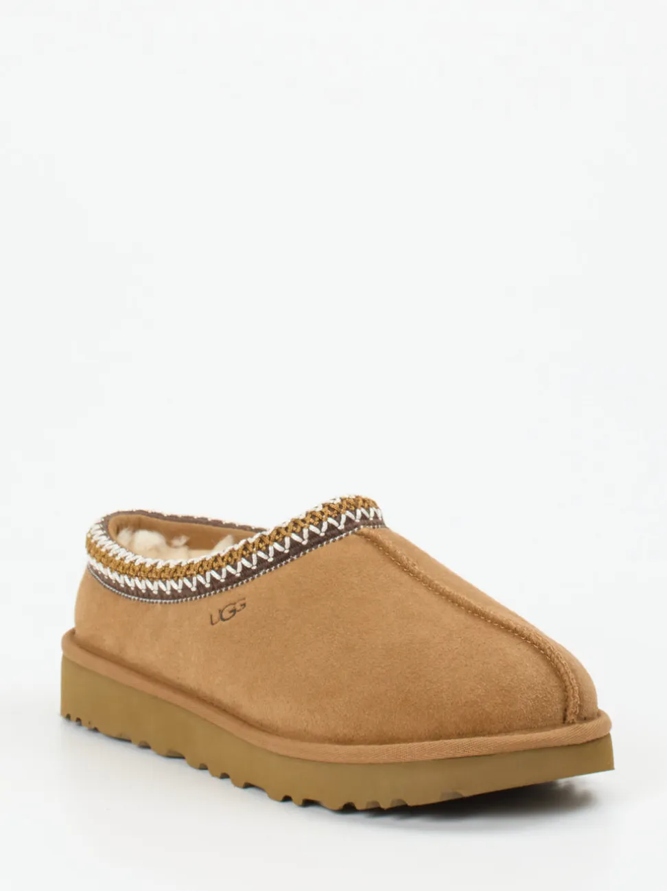 UGG – Hausschuh-Mule aus Veloursleder karamellbraun
