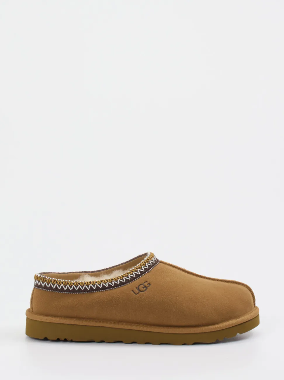 UGG – Hausschuh-Slipper aus Veloursleder cognacbraun