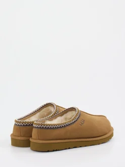 UGG – Hausschuh-Slipper aus Veloursleder cognacbraun