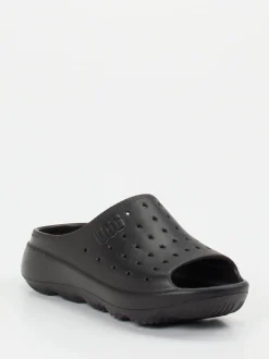 UGG – Komfort-Pantolette aus Gummi in Schwarz