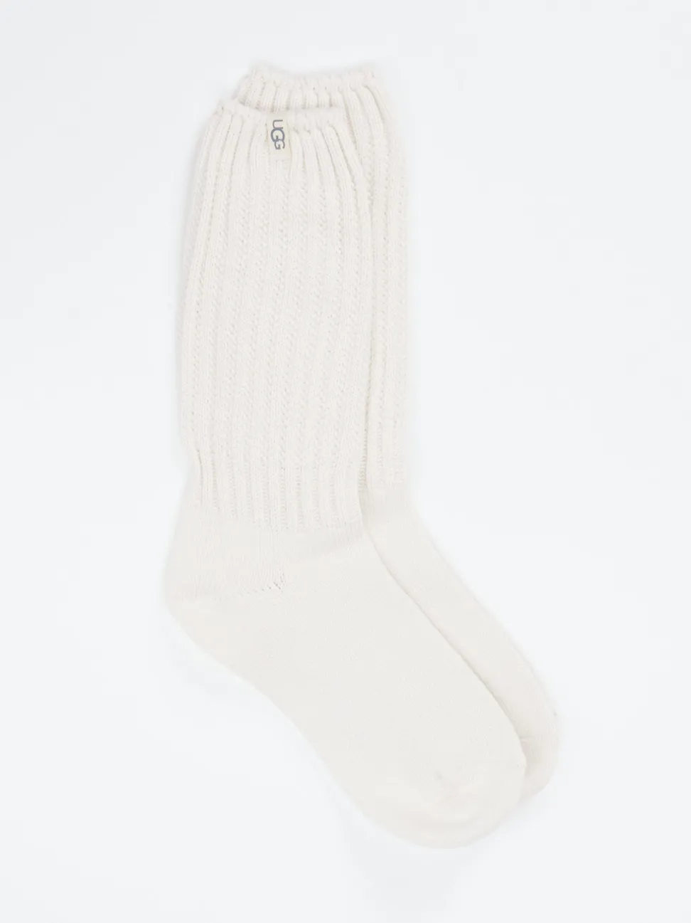 UGG – Kuschelsocken aus Textil cremeweiß