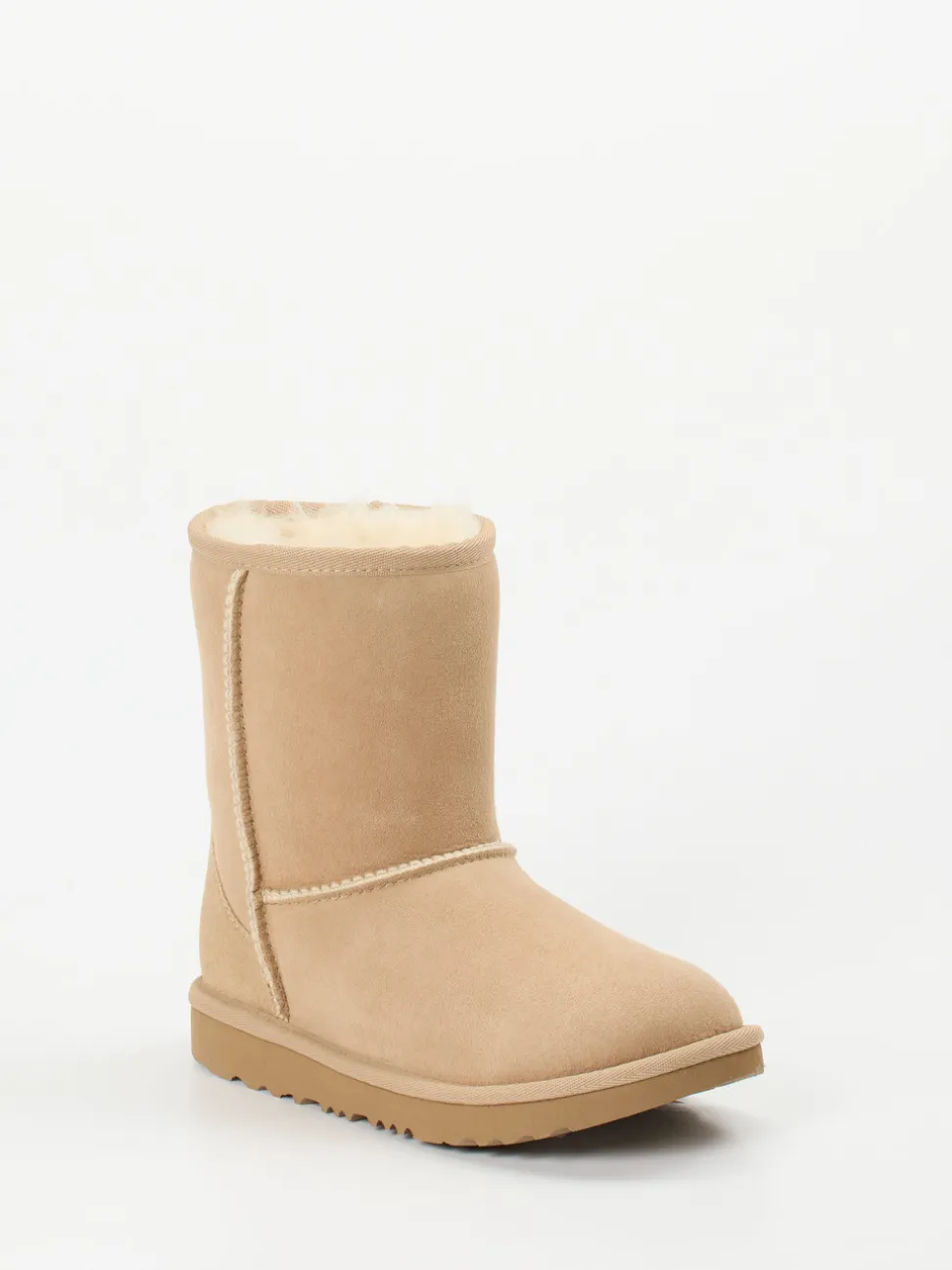 UGG – Lammfell-Boots aus Veloursleder Beige